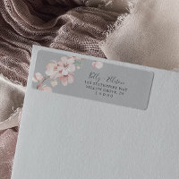 Florecimiento de cerezo de primavera | Etiqueta de