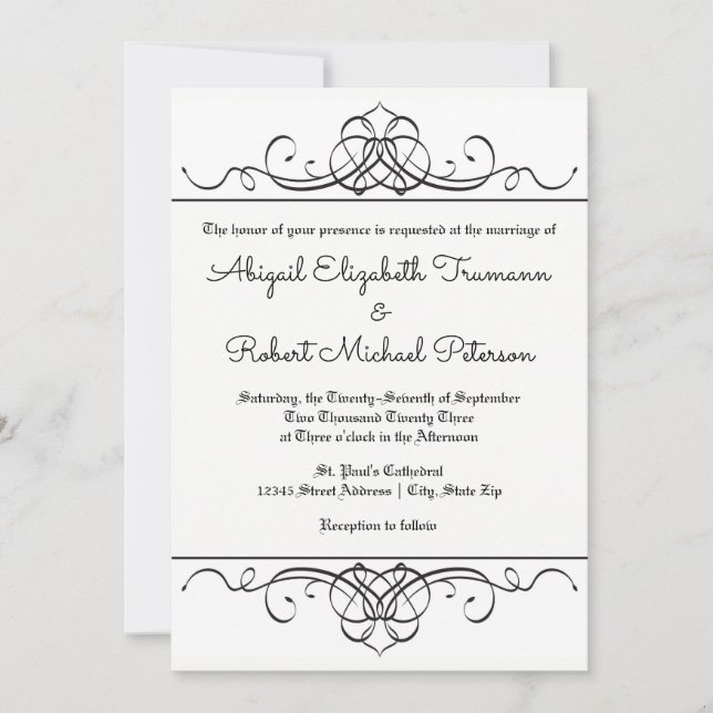 Florecimiento de la cosecha formal - Invitación de (Anverso)