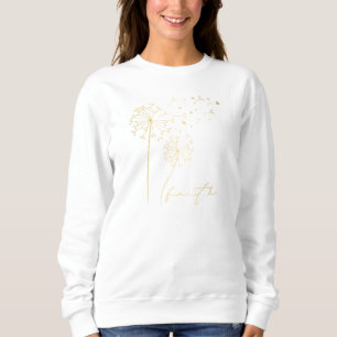 Florecimiento de la fe: Sudadera Dandelion