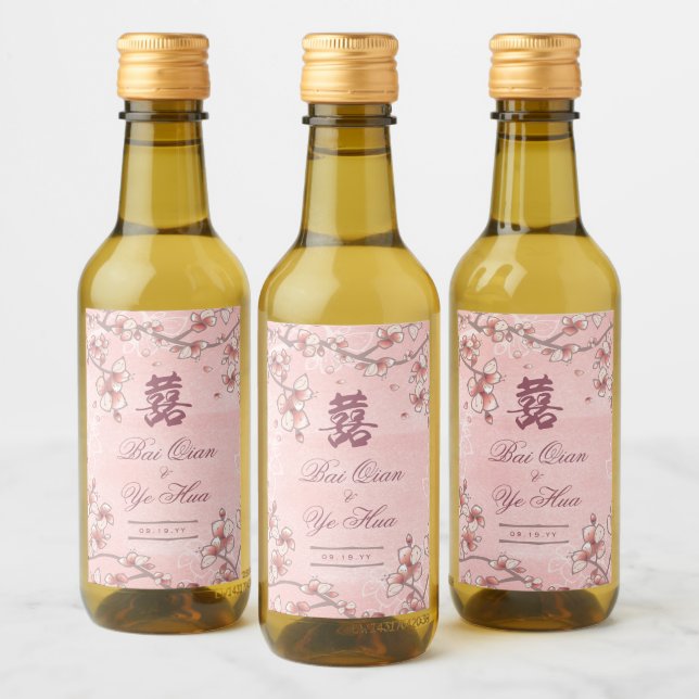 Florecimiento de la sonda doble felicidad Boda chi (Botellas)