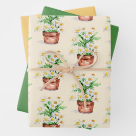 Florecimiento de Pascua: Papel de envolvimiento fl