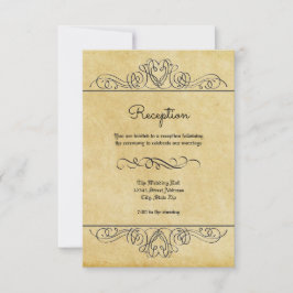 Florecimiento Floral Formal - Invitación de Recepc