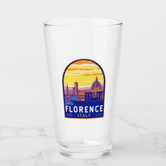 Florence Italy Travel Art Vintage (Anverso)