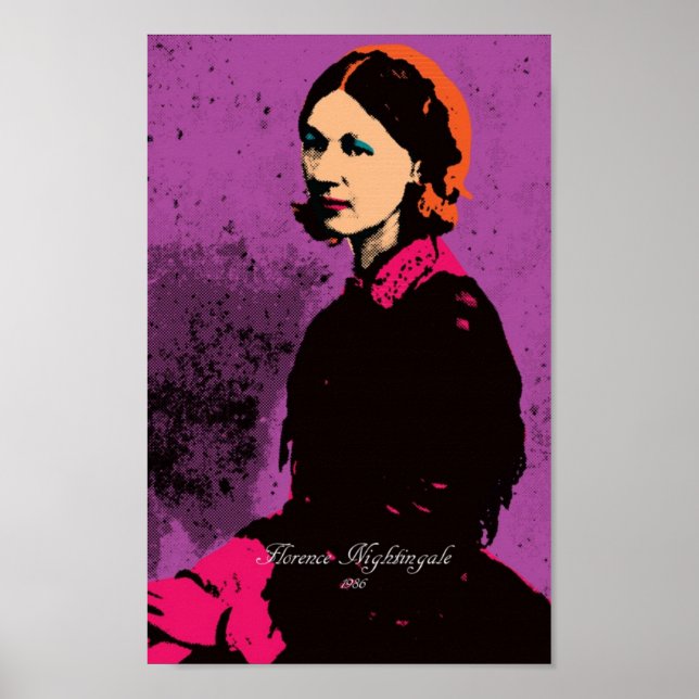 Florence Nightingale con arte pop (Frente)