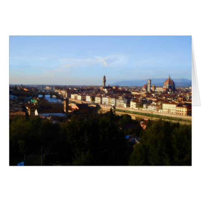 Florence Skyline (Anverso (Horizontal))