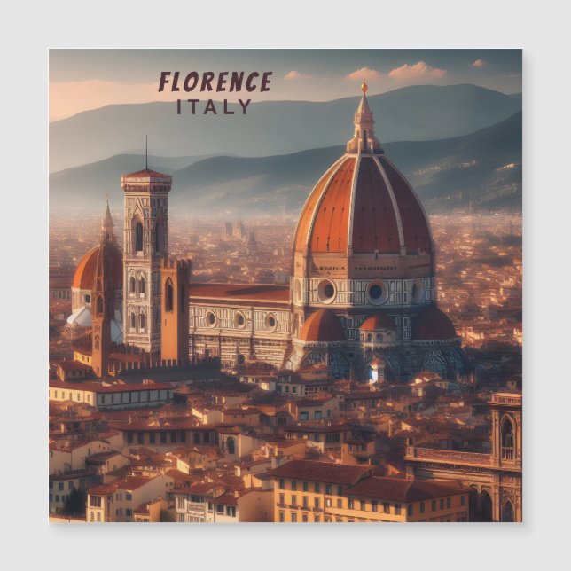 Florencia Duomo Santa Maria del Fiore Italia Viaje (Anverso)