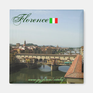 Florencia Italia diseño de imán fresco