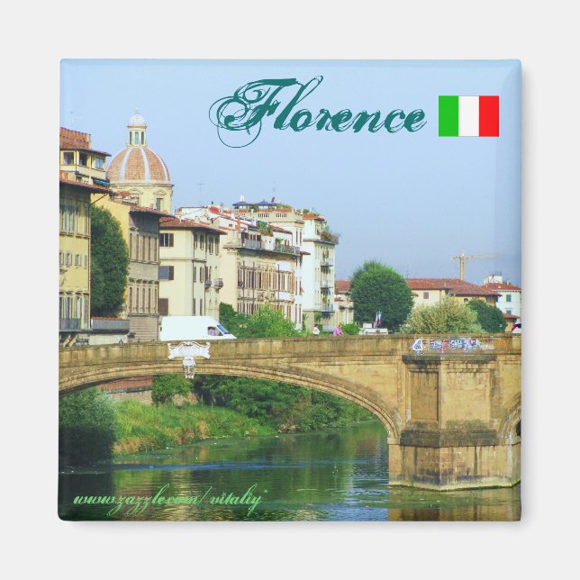 Florencia Italia diseño de imán fresco (Frente)