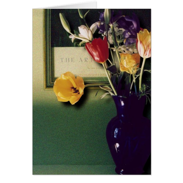 Florero azul (Frente)