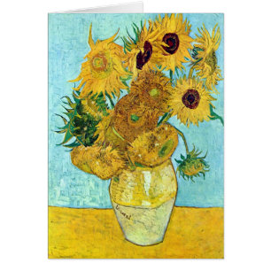 Florero con doce girasoles de Vincent van Gogh