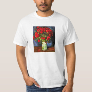 Florero de Van Gogh con la camiseta roja de las