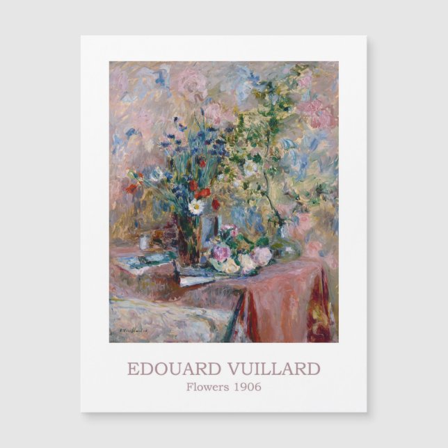 Flores 1906 por Edouard Vuillard (Anverso)