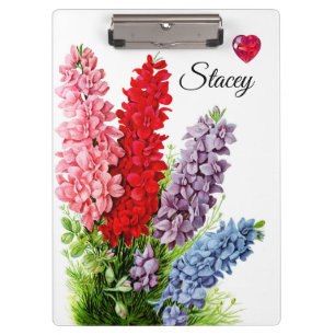 Flores 6 Portapapeles personalizado