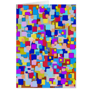 Flores abstractas al cuadrado