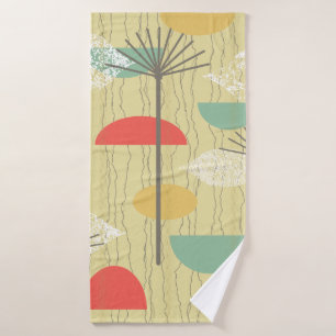 Flores abstractas de barkcloth