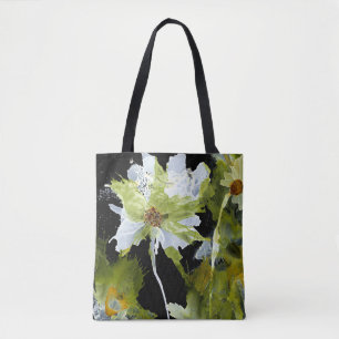 Flores abstractas en la bolsa