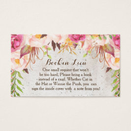 Flores acuarelas de los libros en Lieu