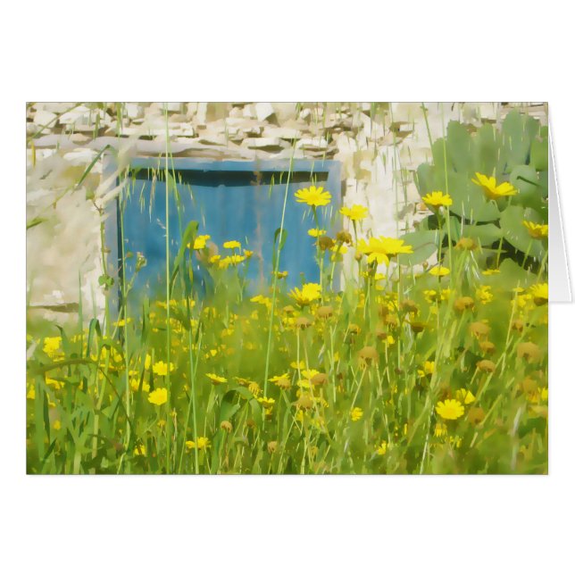 Flores acuáticas amarillas (Anverso (Horizontal))