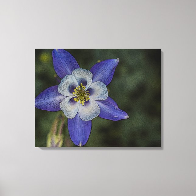 Flores acuáticas fotográficas decoración de arte e (Anverso)