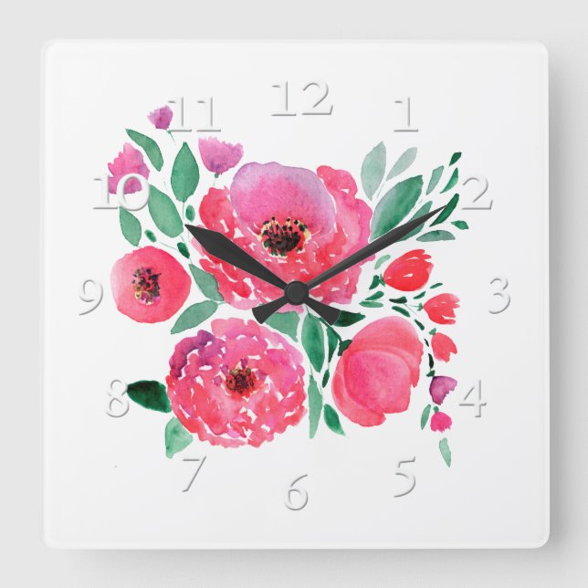 Flores acuáticas, ramo 2. reloj grande (Anverso)