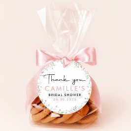 Flores acuáticas silvestres - Pegatina de favores 