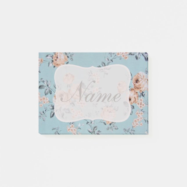 Flores Adorables - Notas Post-it® 10 cm x 7,5 cm (Anverso)