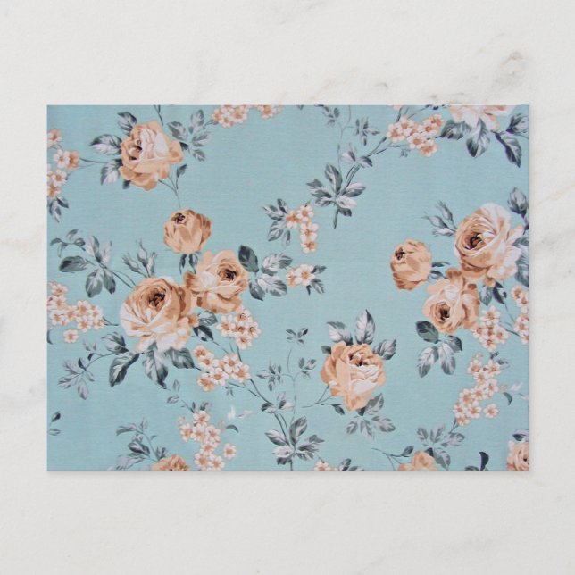 Flores Adorables - Tarjeta Postal / RSVP / Invitac (Anverso)