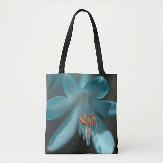 "Flores al atardecer" Imprimir bolsa de té (Anverso)