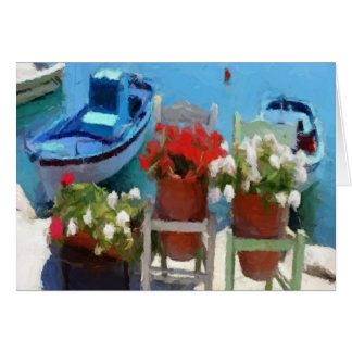 Flores al borde del muelle