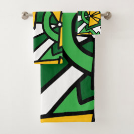 Flores amarillas Doodle Art