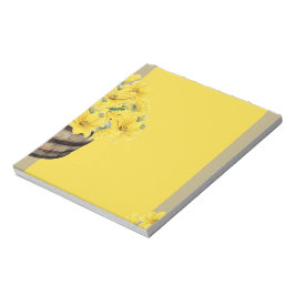 Flores Amarillas en la Libreta de la Canasta