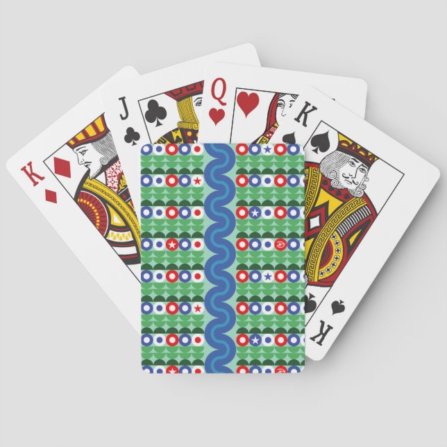 Flores Americanas - Jugando cartas (Reverso)