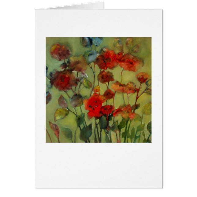 Flores antiguas II Michelle Abrams - tarjeta (Frente)