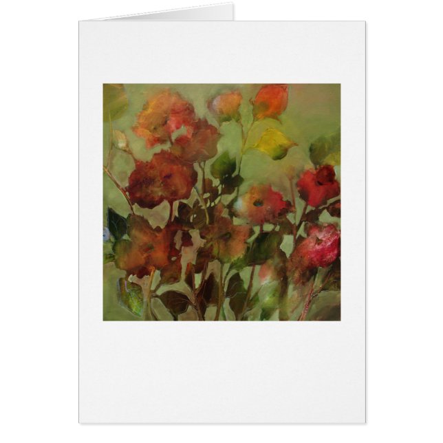 Flores antiguas ・ Michelle Abrams - tarjeta (Frente)