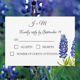 Flores azul Floral azul Texas Flores RSVP moderna