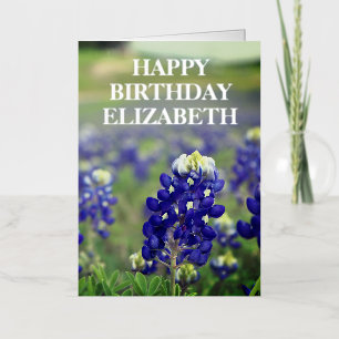 Flores Azules Bluebonnets Texas Cumpleaños Floral