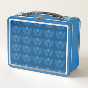 Flores azules clásicas de estilo escandinavo