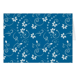 Flores azules de Swirly
