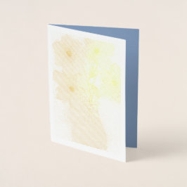 Flores azules en un jarrón Tarjetas de notas