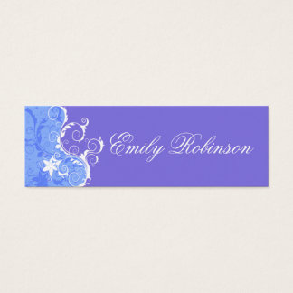 Flores azules y blancas elegantes