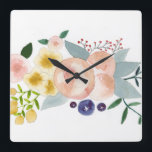 Flores, bayas y hojas reloj acuático<br><div class="desc">Diseño acuático pintado a mano por Bethany Eden</div>
