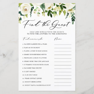 Flores blancas de invierno encuentran la tarjeta d