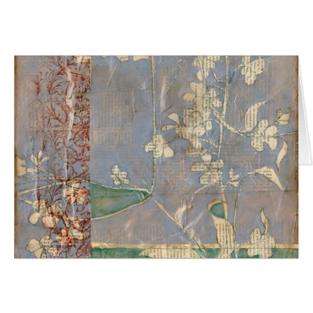 Flores blancas en el fondo de la prensa (Anverso (Horizontal))