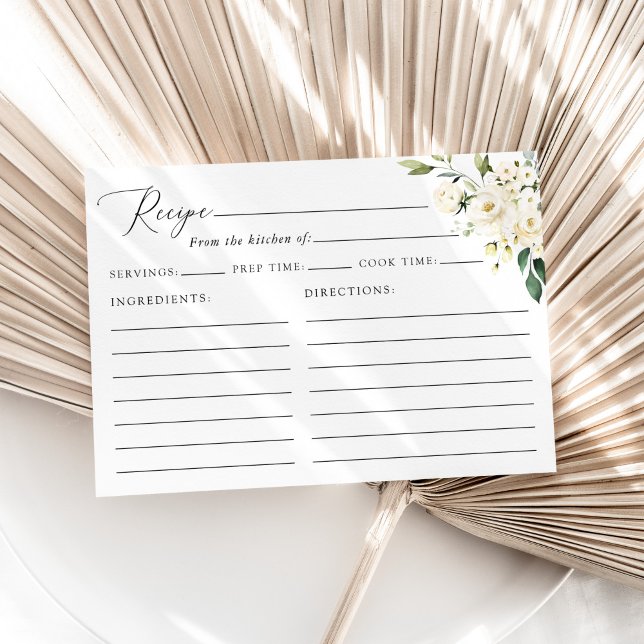 Flores blancas, flores de crema, receta de ducha d (Subido por el creador)