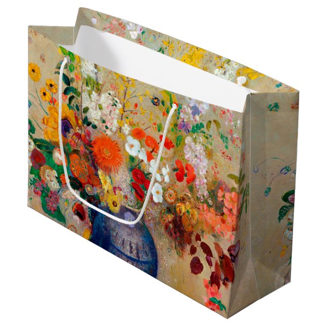 Flores, bolsa de regalo grande Redon (Angulo Anverso)