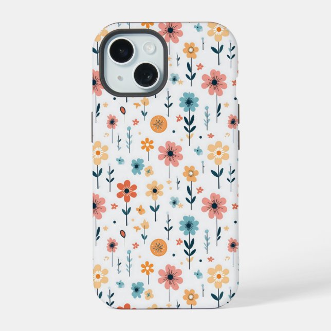 Flores Bonitas Patrón Floral (Reverso )