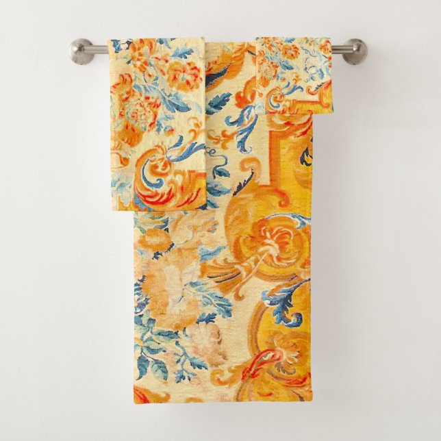 Flores botánicas Luis XV y paisleys (In situ)