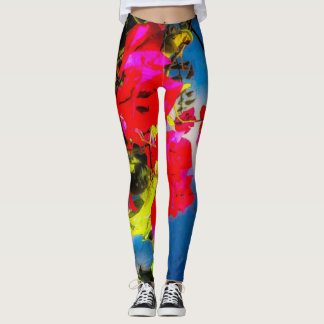 Flores Brillantes Leggings