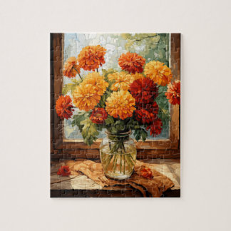 Flores Caídas Rompecabezas Marigold 110 Pcs. 20,3