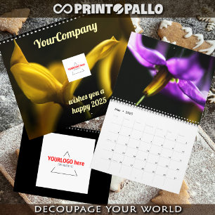 Flores caprichosas soñadoras calendario personaliz
